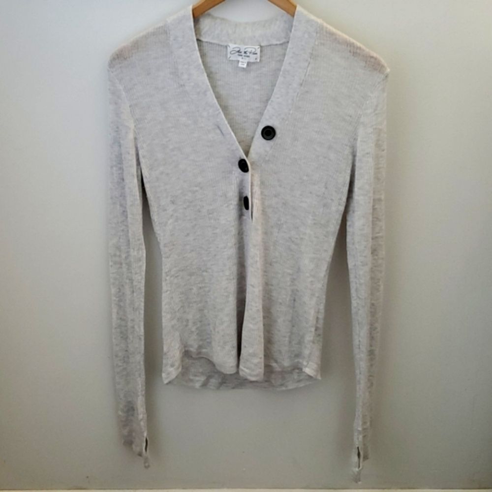 Feel The Piece Terre Jacobs V-cut Ribbed Top